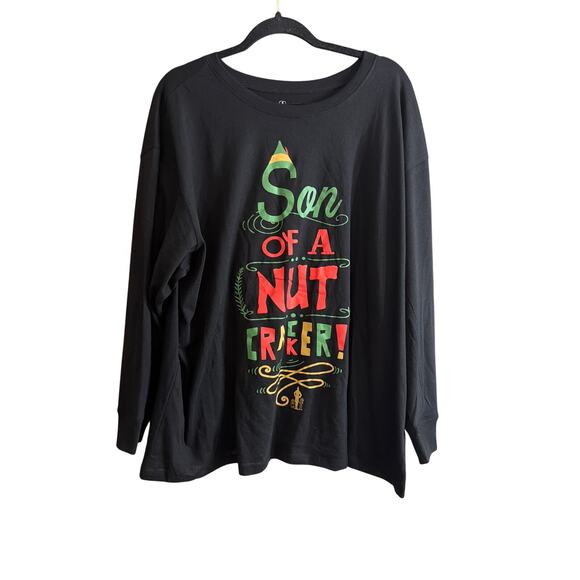 Torrid Women's Plus Size Elf Movie Son of a Nut Cracker Long Sleeve Shirt Size 3 - Picture 2 of 4